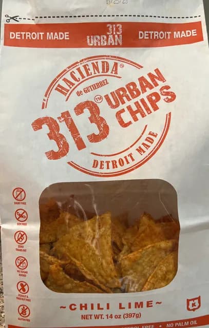 Hacienda De Gutierrez 313 Urban Chips Chili Lime
