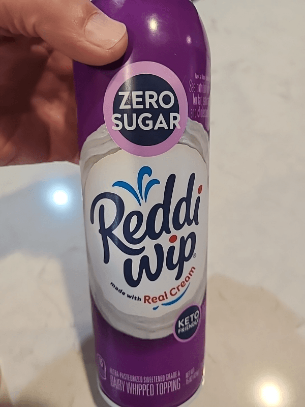 Reddi Wip Zero Sugar Dairy Whipped Topping