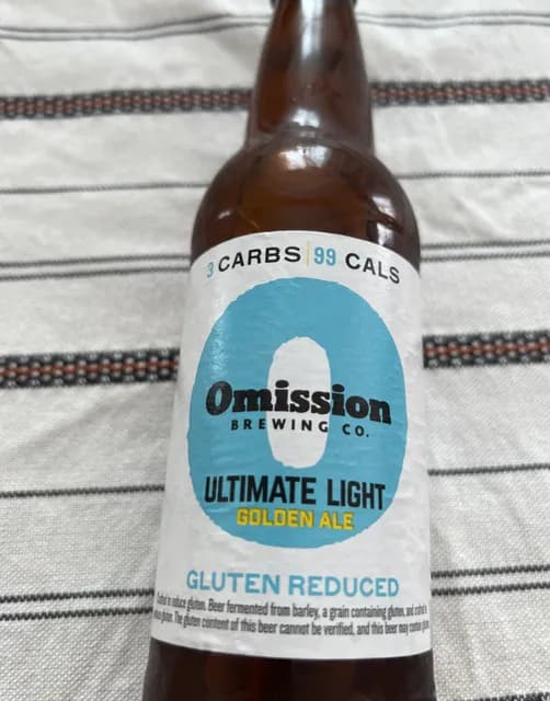 Omission Brewing Co. Ultimate Light Golden Ale
