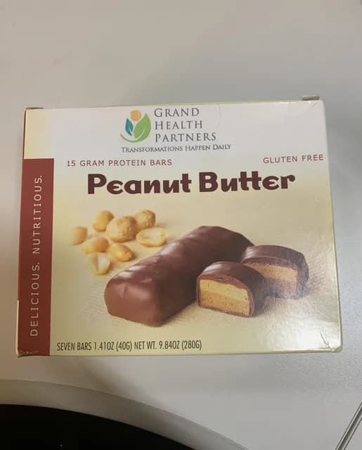 Grand Health Partners Gluten Free Peanut Butter Protein Bars