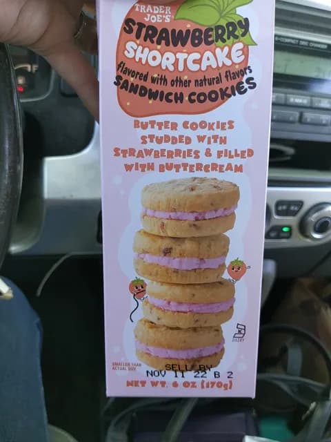 Trader Joe's Strawberry Shortcake Sandwich Cookies