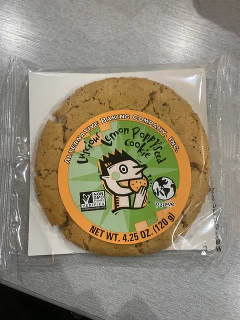 Alternative Baking Company Luscious Lemon Poppy Seed Cookie