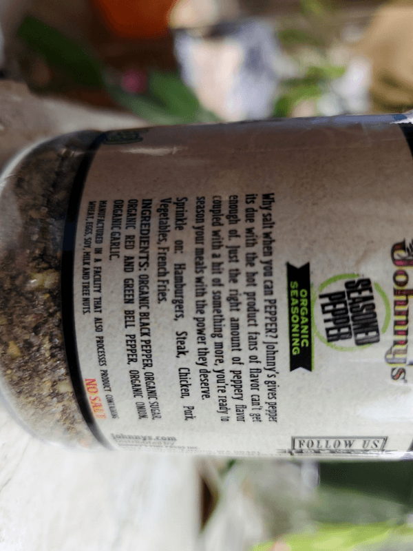 Johnny'S Seasoned Pepper Organic Seasoning