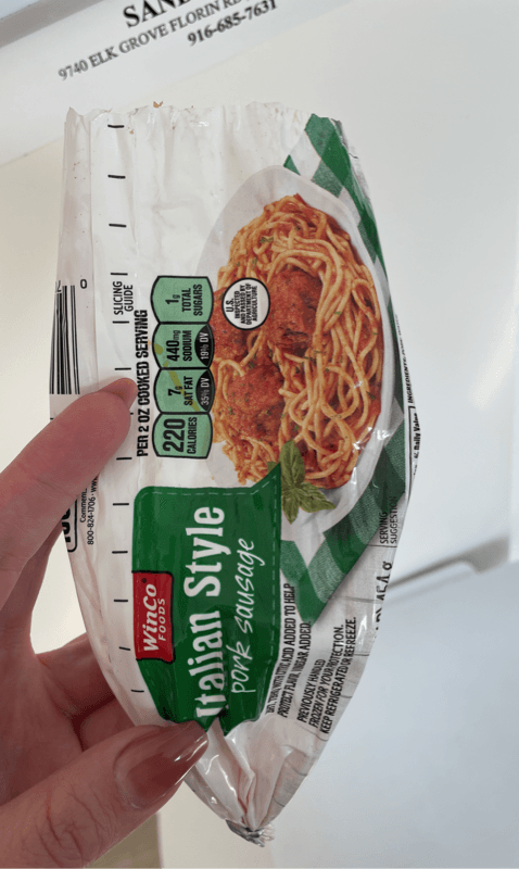 Winco Foods Italian Pork Sausage