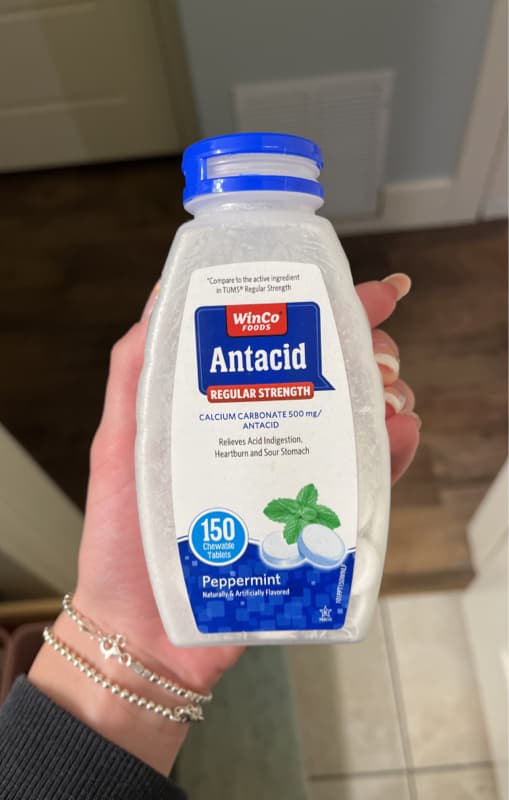 Winco Foods Antacid Regular Strength Peppermint