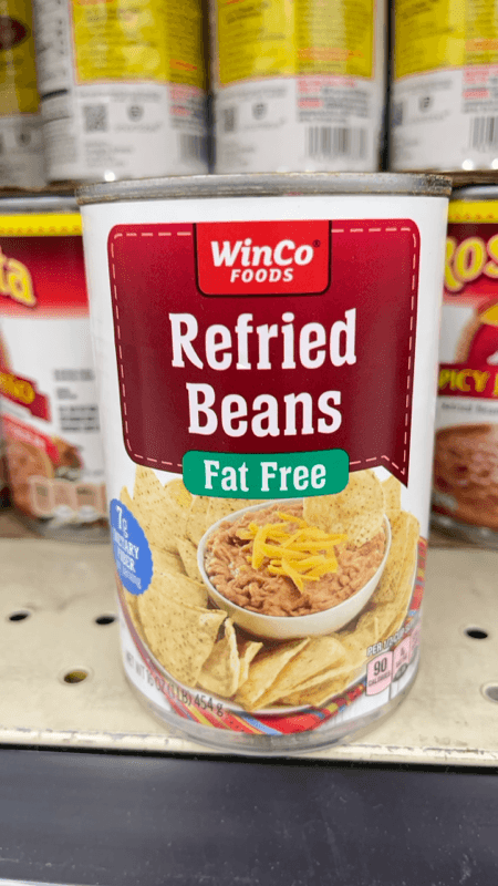 Winco Foods Fat Free Refried Beans