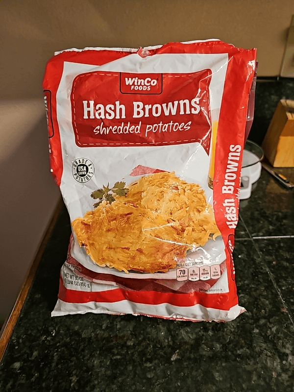 Winco Foods Hash Browns Shredded Potatoes