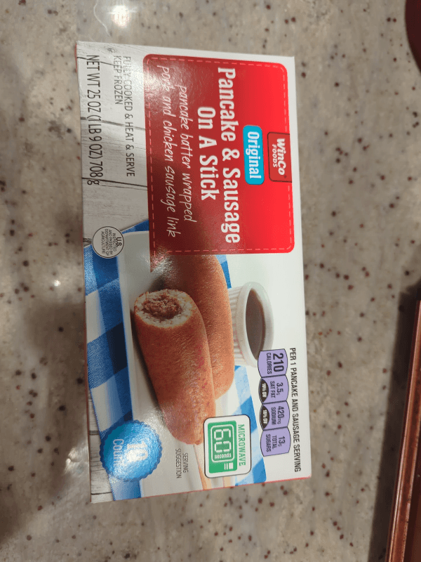Winco Foods Original Pancake & Sausage On A