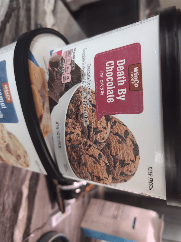 Winco Foods Death By Chocolate Ice Cream