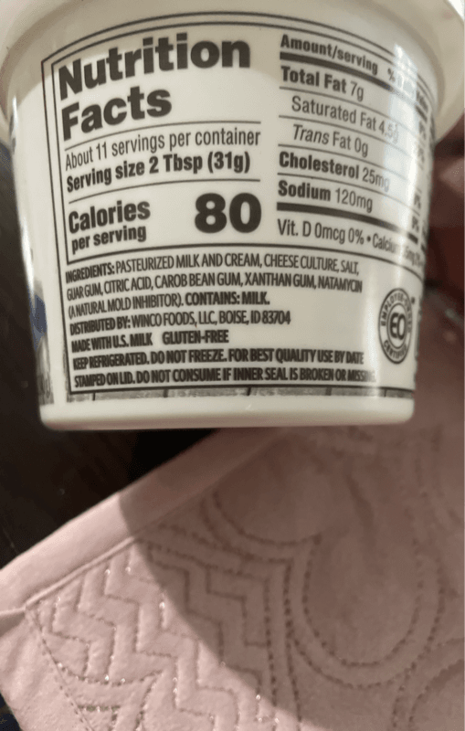 Winco Foods Cream Cheese Spread