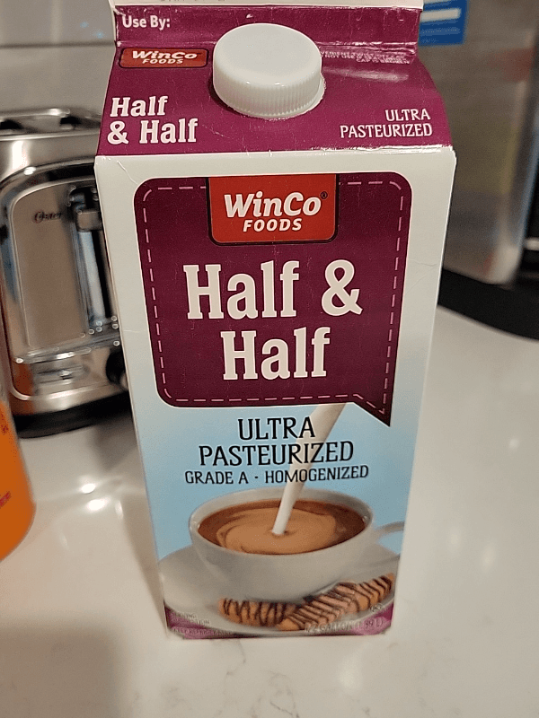 Winco Foods Half & Half Ultra Pasteurized Milk