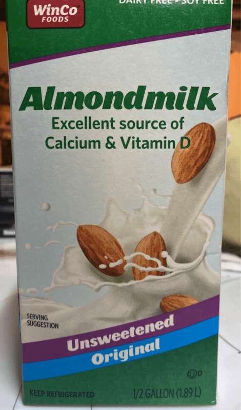 Winco Foods Almondmilk Unsweetened Original