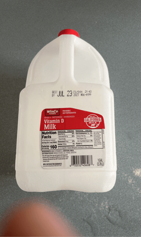 Winco Foods Vitamin D Milk