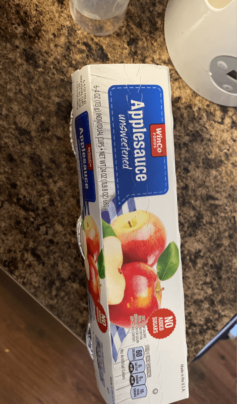 Winco Foods Unsweetened Applesauce