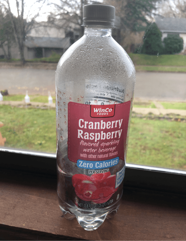 Winco Foods Cranberry Raspberry Flavored Sparkling Water Beverage