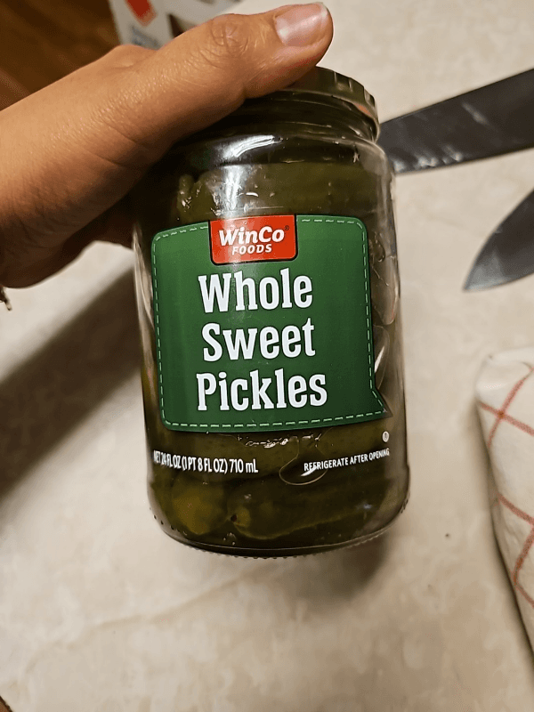 Winco Foods Whole Sweet Pickles