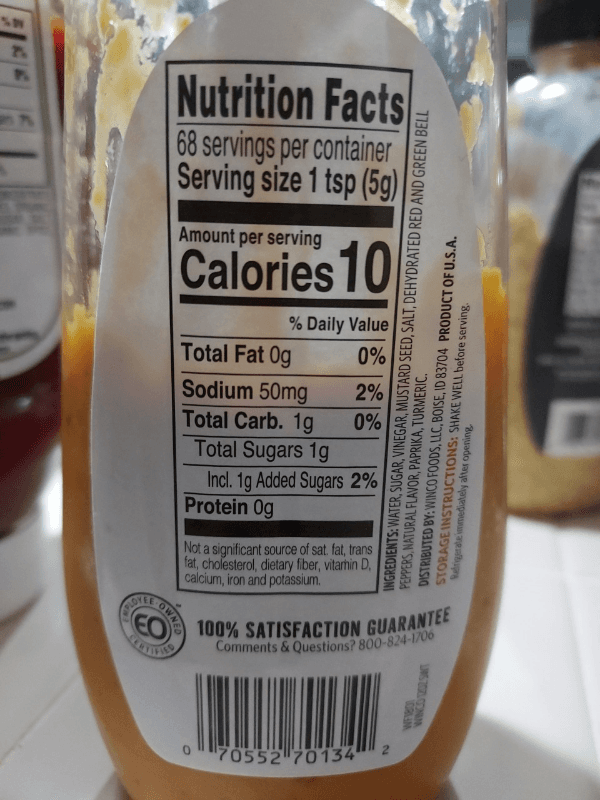 Winco Foods Sweet & Hot Mustard