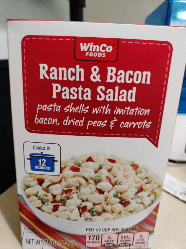 Winco Foods Ranch & Bacon Pasta Salad