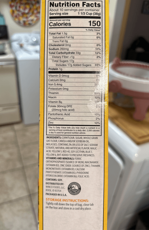 Winco Foods Berry Crunch Sweetened Corn And Oat Cereal