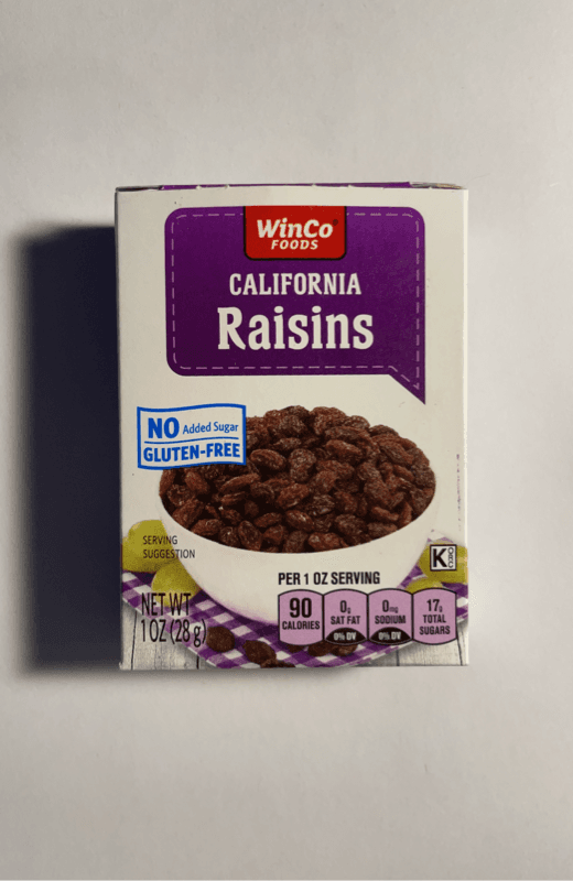 Winco Foods California Raisins