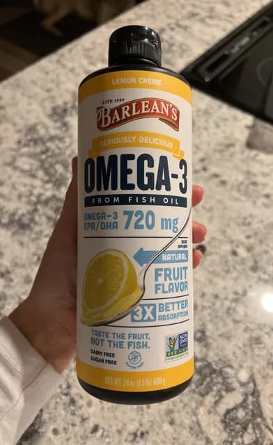 Barlean'S Seriously Delicious Omega-3 From Fish Oil Natural Fruit Flavor 3X Better Absorption