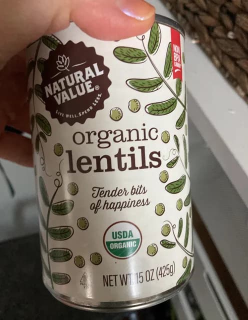 Natural Value Organic Lentils