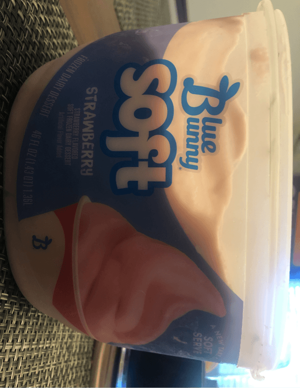 Blue Bunny Soft Strawberry Dairy Dessert