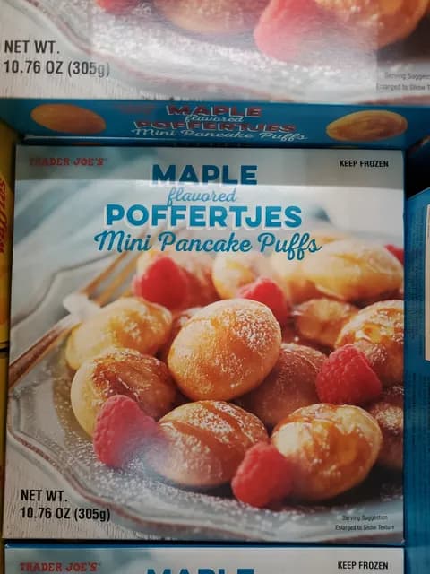 Trader Joe'S Maple Flavored Poffertjes Mini Pancake Puffs