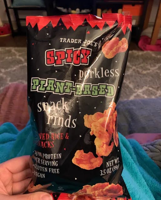 Is it Sesame Free? Trader Joe's Spice Porkless Plant-based Snack Rinds