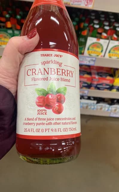 Trader Joe’S Sparkling Cranberry Flavored Juice Blend