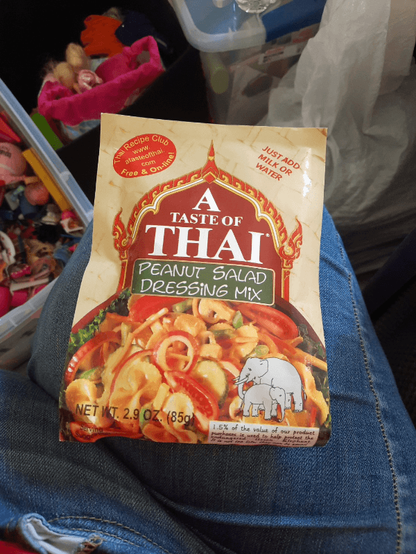 A Taste Of Thai Peanut Salad Dressing Mix