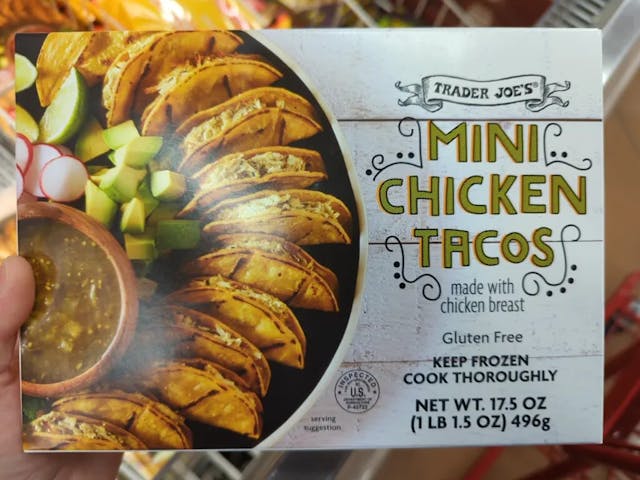 Is it Pescatarian? Trader Joe's Mini Chicken Tacos