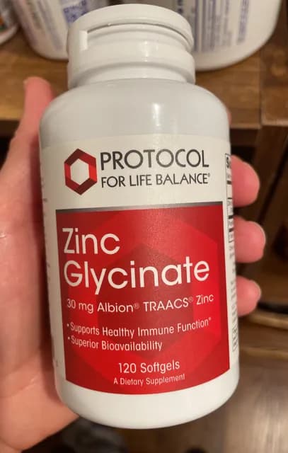 Protocol For Life Balance Zinc Glycinate Softgels