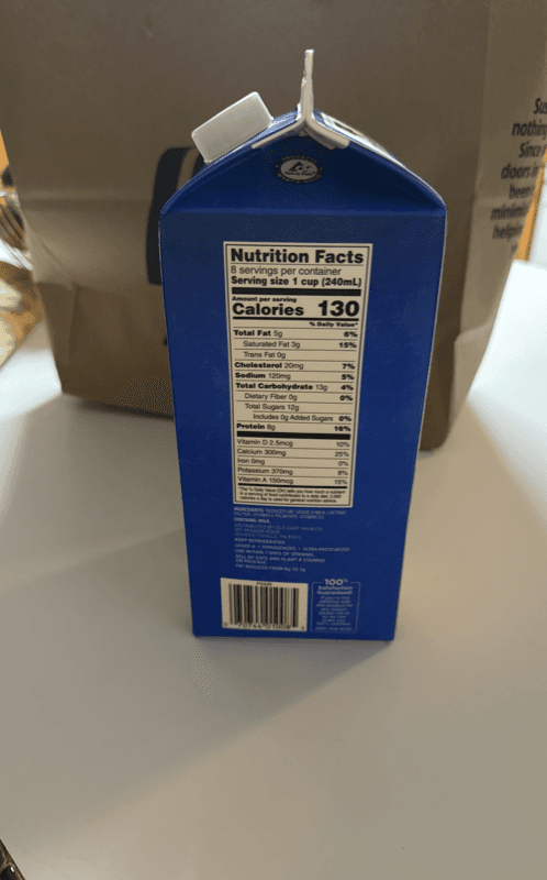 Clover Valley Lactose Free 2% Reduced Fat Milk