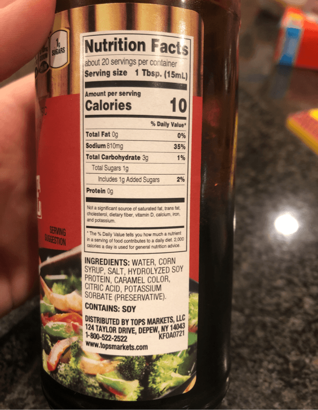 Tops Soy Sauce