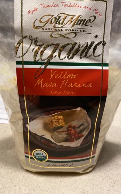 Gold Mine Natural Food Co. Organic Yellow Masa Harina Corn Flour