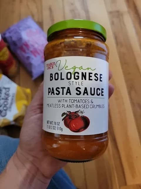 Is it Milk Free? Trader Joe's Vegan Bolognese Style Pasta Sauce