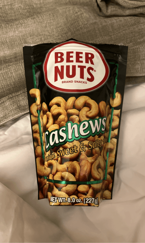 Beer Nuts Cashews Sweet & Salty