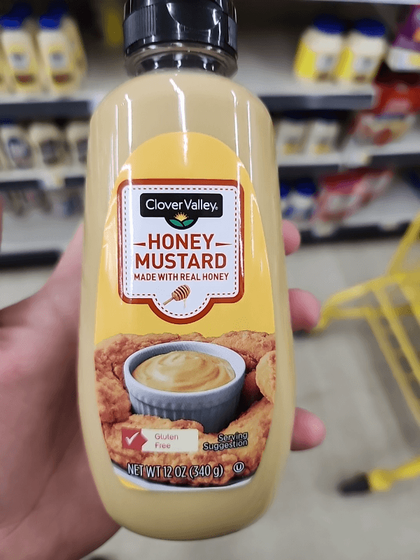 Clover Valley Honey Mustard Made With Real Honey