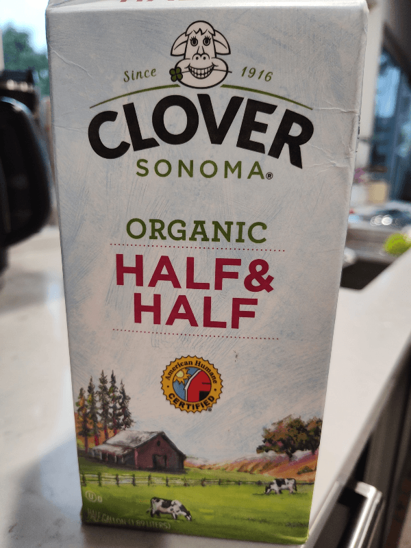 Clover Sonoma Organic Half & Half