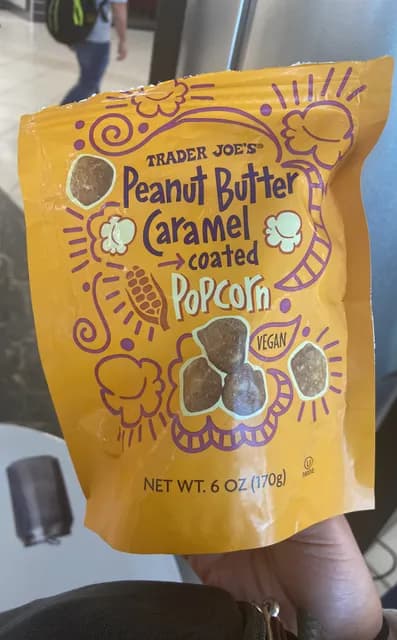 Trader Joe's Peanut Butter Caramel Coated Popcorn