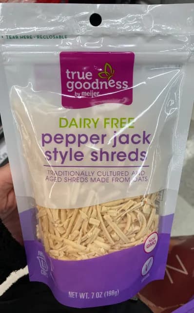 True Goodness Dairy Pepper Jack Style Shreds