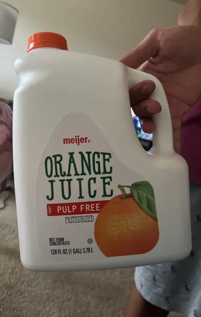 Meijer Pulp Free Orange Juice