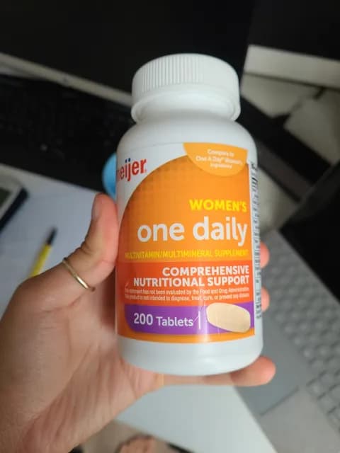 Meijer Women'S One Daily Comprehensive Nutritional Support