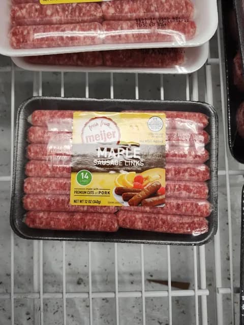 Meijer Maple Flavored Sausage Links