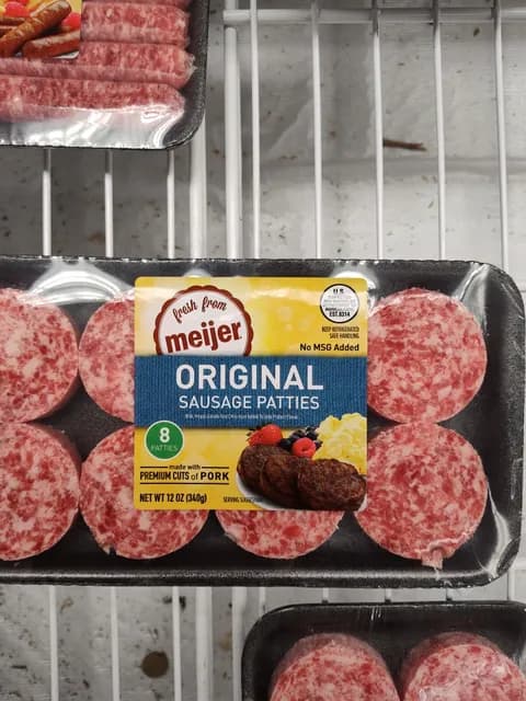 Meijer Original Sausage Patties