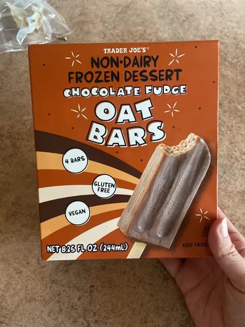 Trader Joe's Non-dairy Dessert Chocolate Fudge Oat Bars