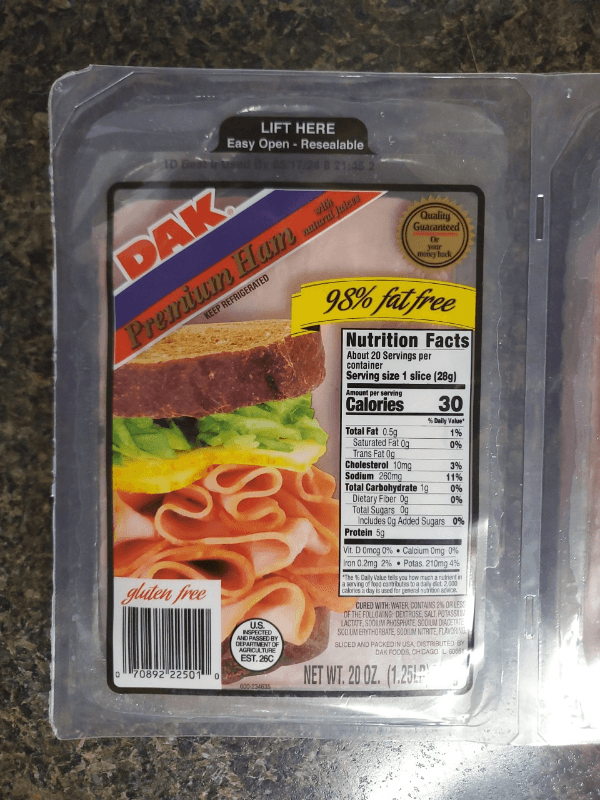 Dak 98% Fat Free Premium Ham