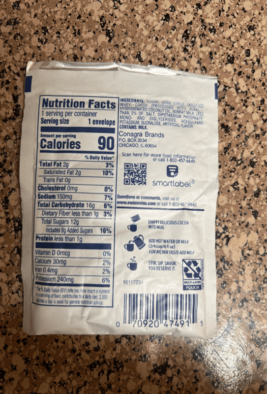 Swiss Miss Hot Cocoa Mix Milk Chocolate