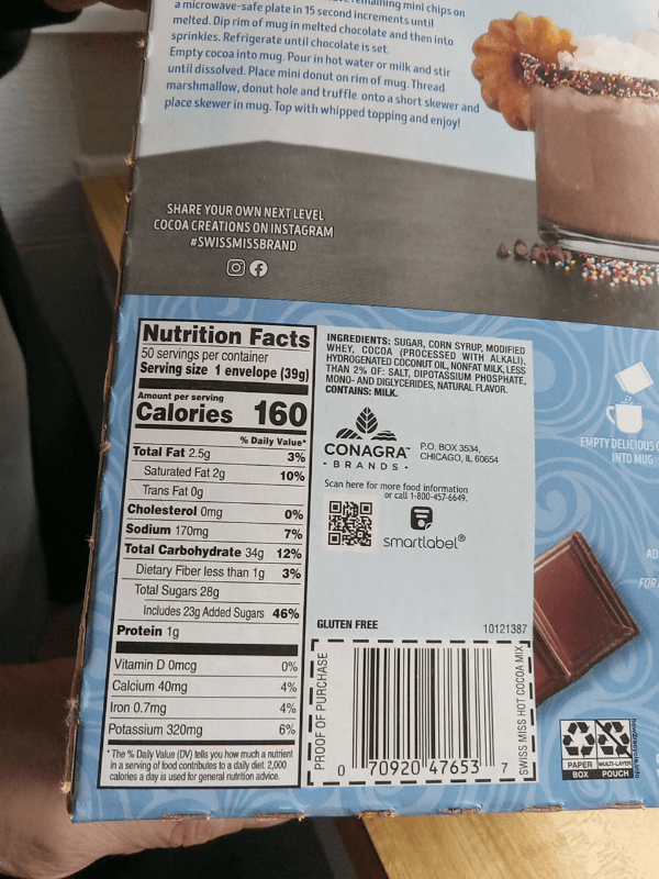 Swiss Miss Milk Chocolate Hot Cocoa Mix, 1.95Kg